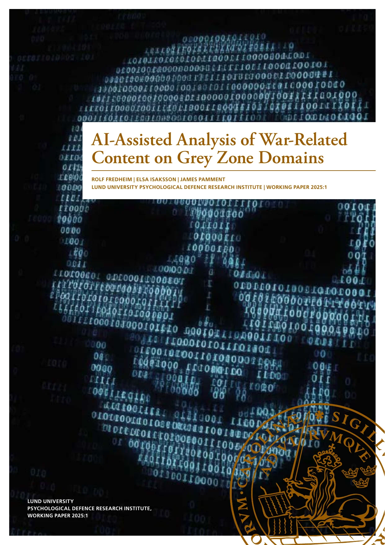 AI-Assisted Analysis of War-Related Content on Grey Zone Domains